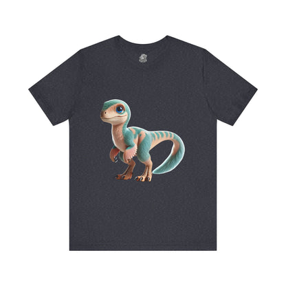 Pastel Velociraptor - Unisex Jersey Short Sleeve Tee Super Comfy Dino T-Shirt Gift