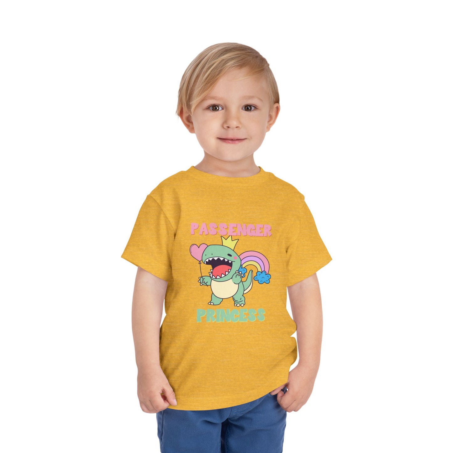 Passenger Princess Rex Toddler Size T-Shirt for kids who love dinosaurs