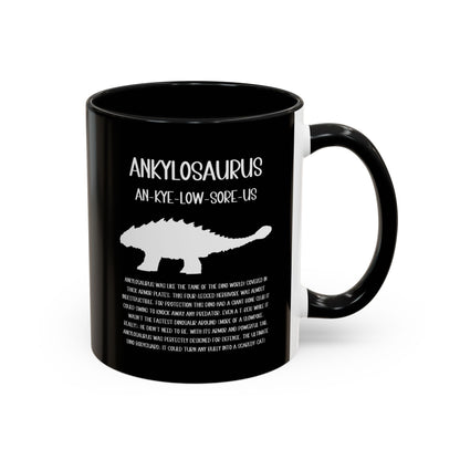 Ankylosaurus Mug with Detailed White Graphic Amazing Gift for the Dino Lovers in your life