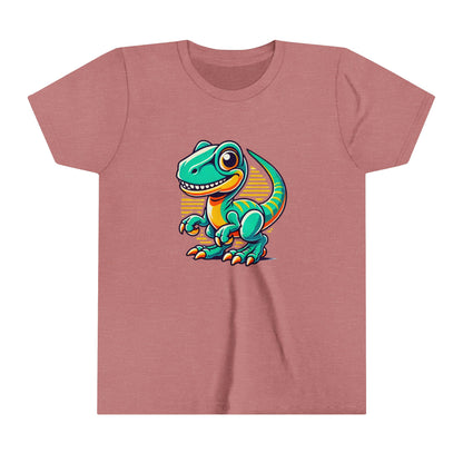 Youth Bright Teal Baby Dinosaur – Perfect Gift for Dino Enthusiasts! - Unisex Jersey Short Sleeve Tee Super Comfy Dino T-Shirt Gift