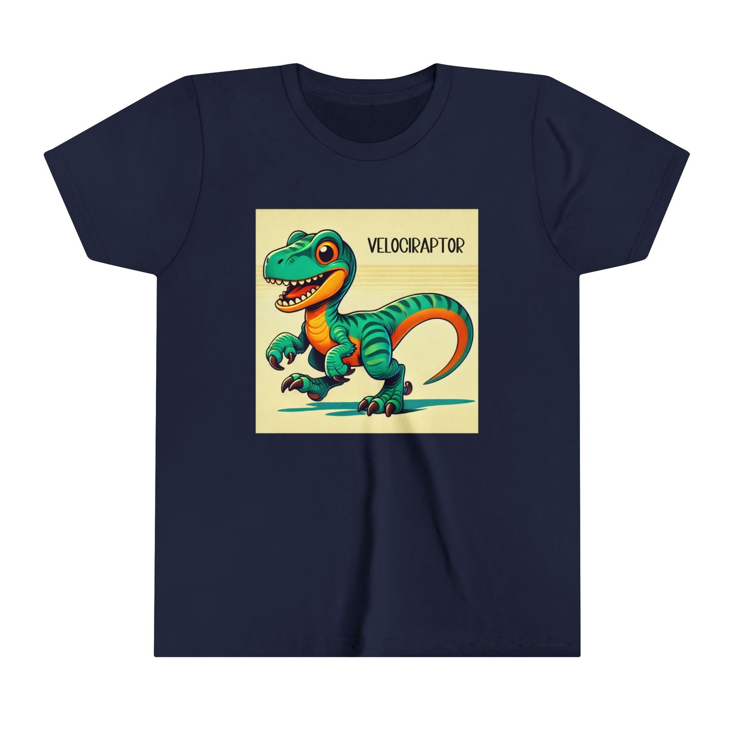 Youth Vibrant Velociraptor – Fun & Educational Dino Figure for Kids! - Unisex Jersey Short Sleeve Tee Super Comfy Dino T-Shirt Gift