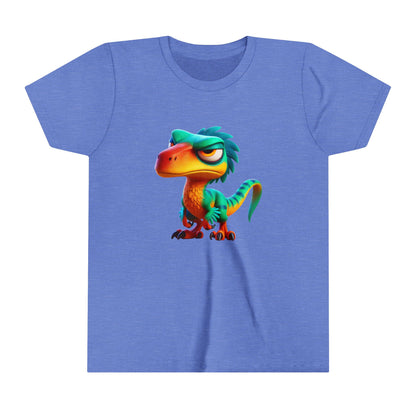 Youth Nope Velociraptor  – Perfect for Dino Fans! - Unisex Jersey Short Sleeve Tee Super Comfy Dino T-Shirt Gift