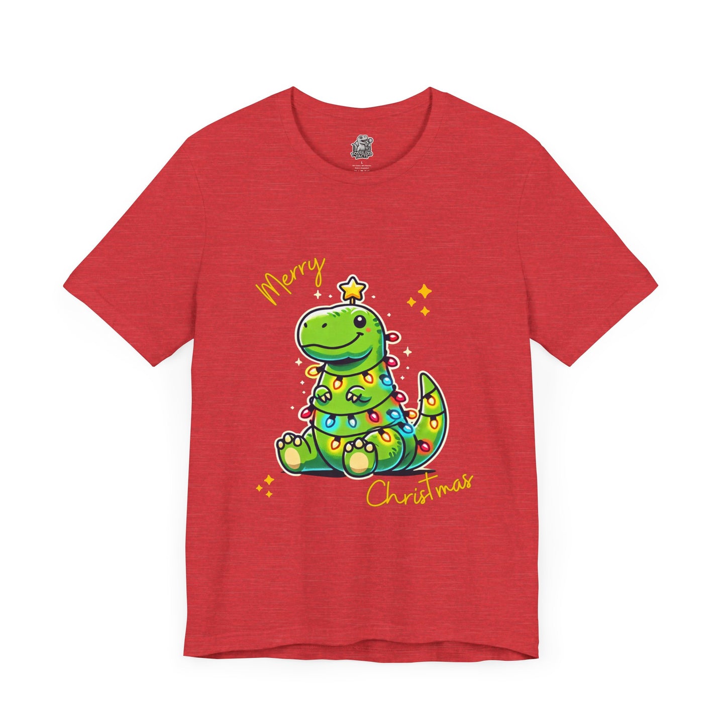 Tree Rex Merry Christmas Martin - Unisex Jersey Short Sleeve Tee Super Comfy Dino T-Shirt Gift