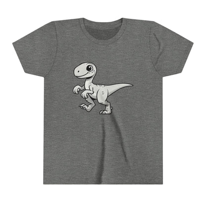 Retro Black and White – Unleash Your Inner Dino Explorer with Fierce Style! 🦖 - Unisex Jersey Short Sleeve Tee Super Comfy Dino T-Shirt Gift