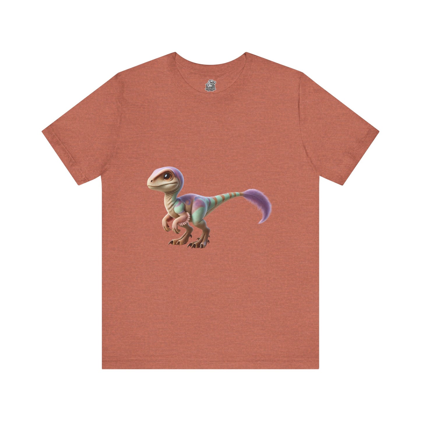 Dreamy Pastel Velociraptor Tee – Soft & Stylish Dino Vibes in Lavender & Mint! 🦖💜🌿 - Unisex Jersey Short Sleeve Tee Super Comfy Dino T-Shirt Gift