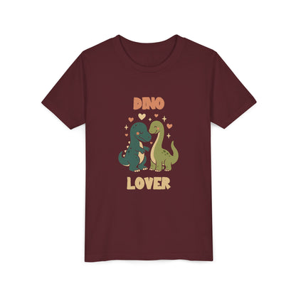 Prehistoric Pair of Dino Lover Tee Youth Size T-Shirt for kids who love dinosaurs