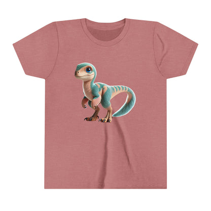 Youth Adorable Pastel Dino Plush – Soft, Huggable, and Perfect for Kids of All Ages! - Unisex Jersey Short Sleeve Tee Super Comfy Dino T-Shirt Gift