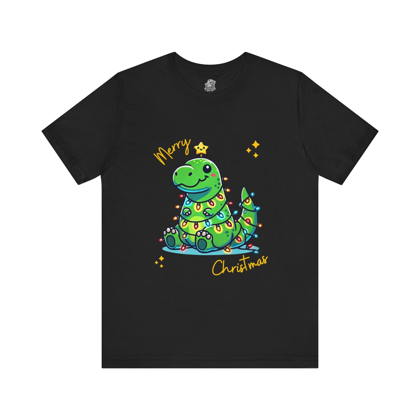 Tree Rex Merry Christmas Jerry - Unisex Jersey Short Sleeve Tee Super Comfy Dino T-Shirt Gift