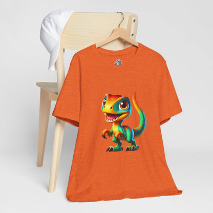 Cutie Raptor- Unisex Jersey Short Sleeve Tee Super Comfy Dino T-Shirt Gift