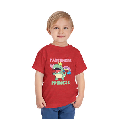 Passenger Princess Rex Toddler Size T-Shirt for kids who love dinosaurs
