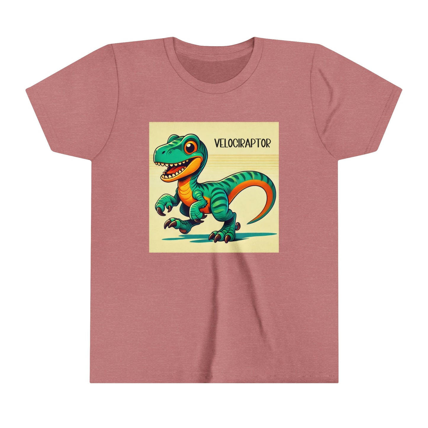 Youth Vibrant Velociraptor – Fun & Educational Dino Figure for Kids! - Unisex Jersey Short Sleeve Tee Super Comfy Dino T-Shirt Gift