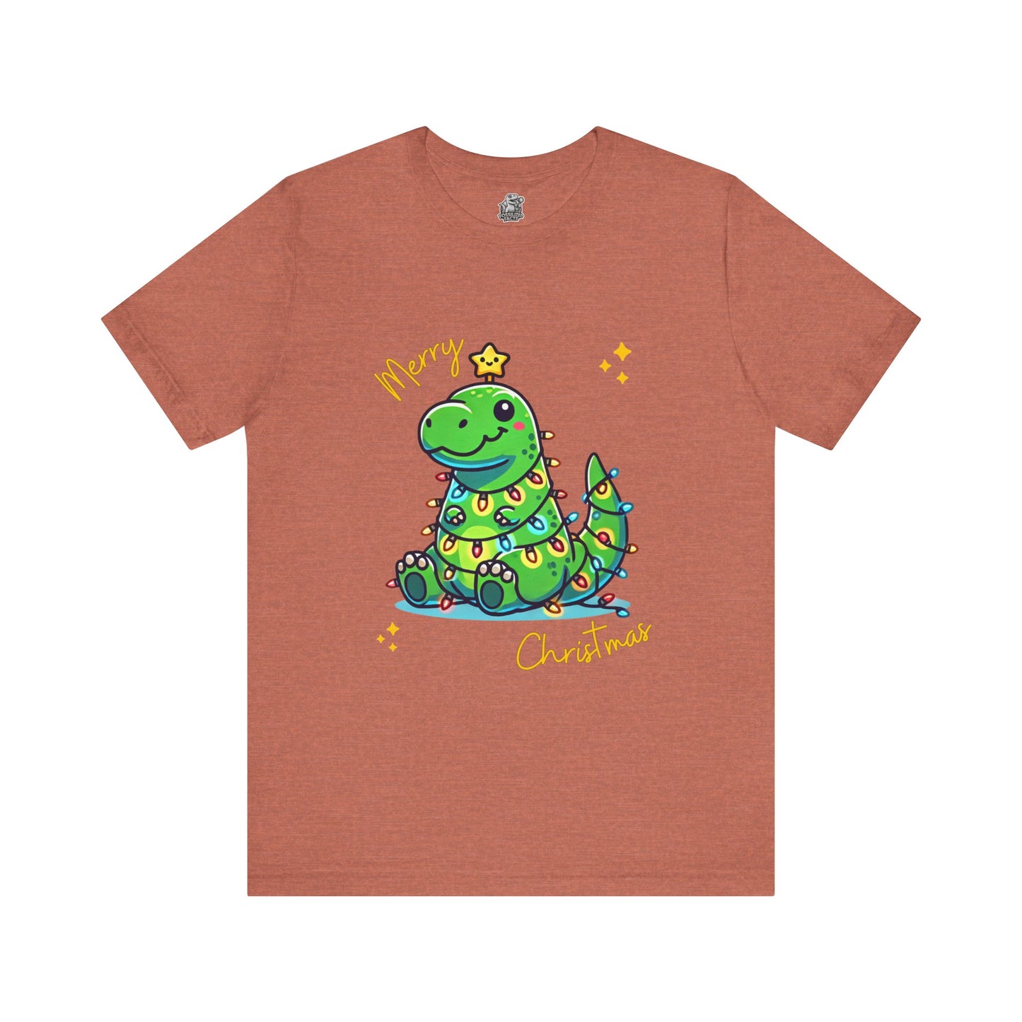 Tree Rex Merry Christmas Jerry - Unisex Jersey Short Sleeve Tee Super Comfy Dino T-Shirt Gift