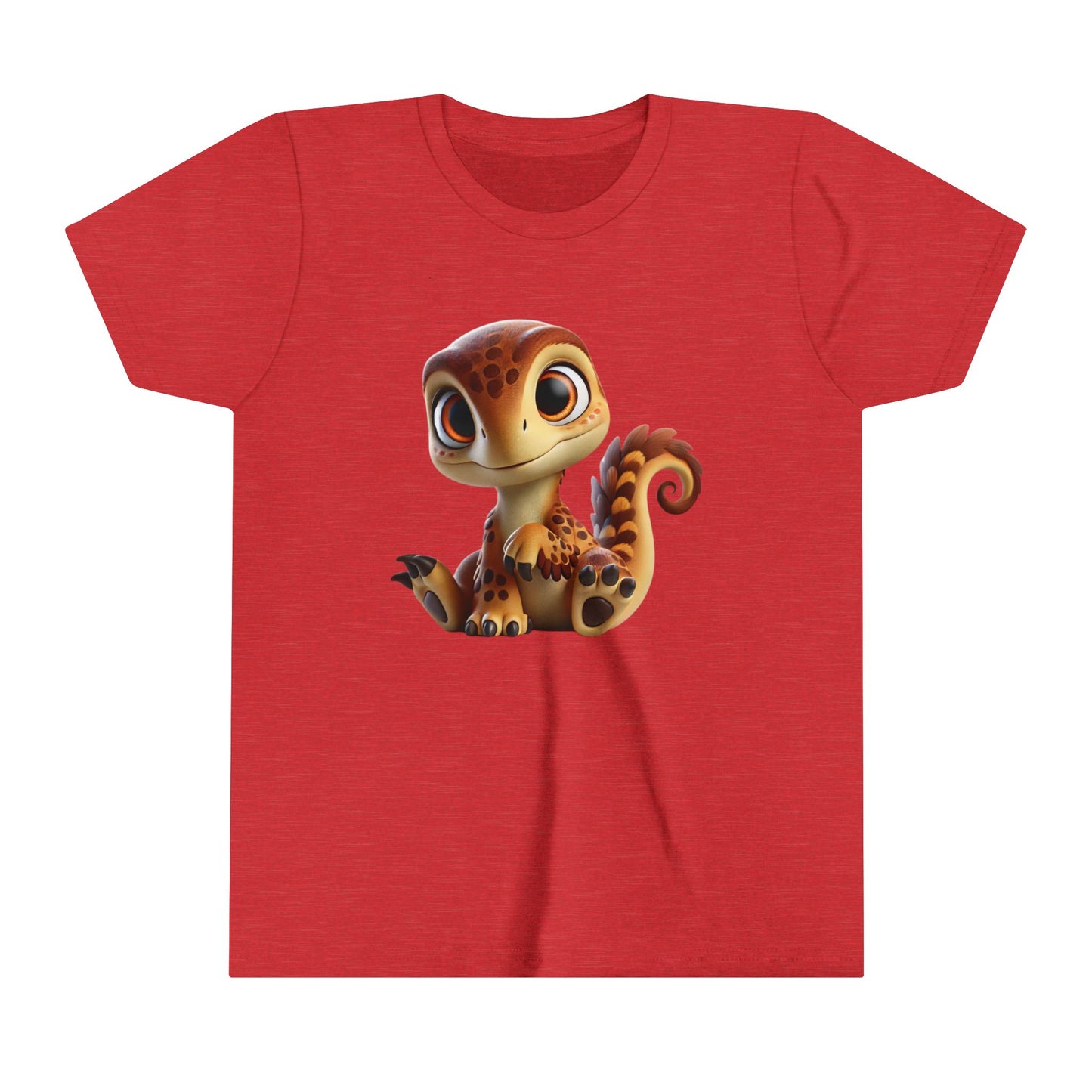 Youth Adorable Baby Dino Plush with Big Eyes – Perfect Gift for Dino Lovers! - Unisex Jersey Short Sleeve Tee Super Comfy Dino T-Shirt Gift