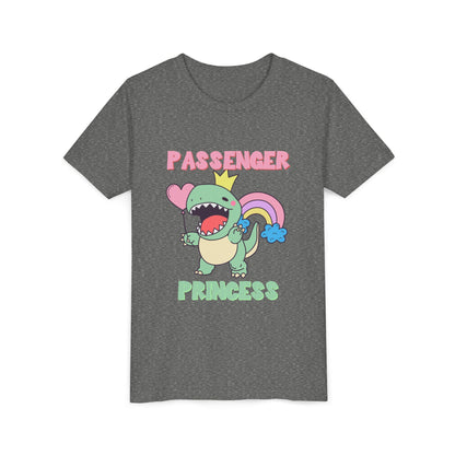 Passenger Princess Rex Youth Size T-Shirt for kids who love dinosaurs