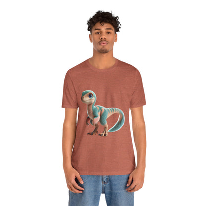 Pastel Velociraptor - Unisex Jersey Short Sleeve Tee Super Comfy Dino T-Shirt Gift