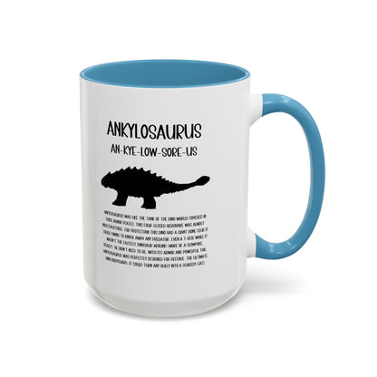 Ankylosaurus Mug with Detailed Black Graphic Amazing Gift for the Dino Lovers in your life