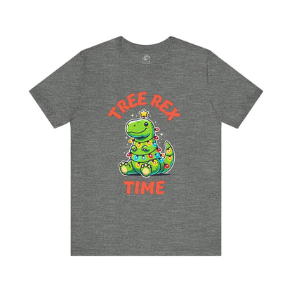 Tree Rex Time Christmas Martin - Unisex Jersey Short Sleeve Tee Super Comfy Dino T-Shirt Gift