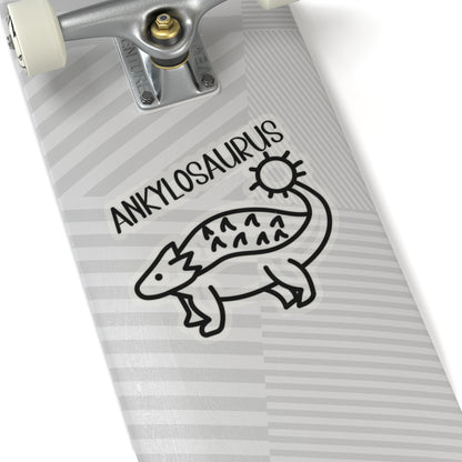 Cute Ankylosaurus - Amazing Kiss-Cut Sticker Gift to dino decorate any surface