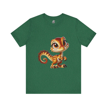 Whimsical Velociraptor - Unisex Jersey Short Sleeve Tee Super Comfy Dino T-Shirt Gift