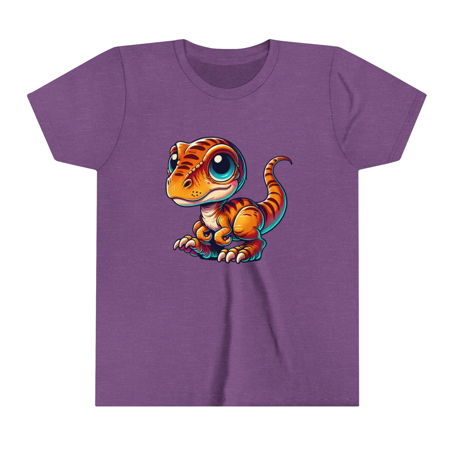 Youth Adorable Orange Baby Dinosaur Plush – Perfect for Kids and Dino Fans! - Unisex Jersey Short Sleeve Tee Super Comfy Dino T-Shirt Gift