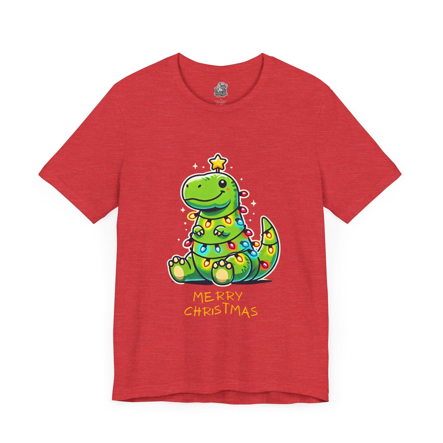 Merry Christmas - Tree Rex Martin - Unisex Jersey Short Sleeve Tee Super Comfy Dino T-Shirt Gift