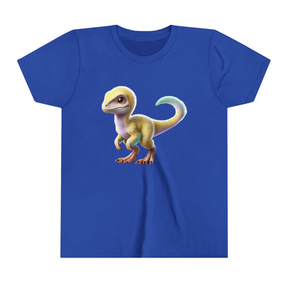 Youth Soft and Fluffy Baby Dino Plush – The Perfect Prehistoric Friend for Kids! 🦖💛 - Unisex Jersey Short Sleeve Tee Super Comfy Dino T-Shirt Gift