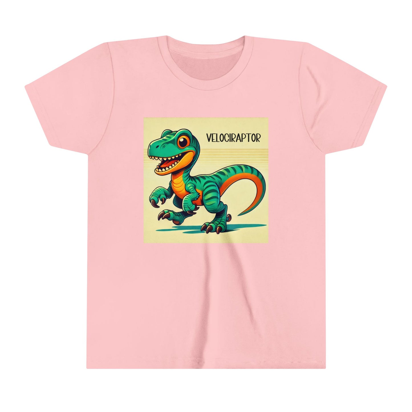 Youth Vibrant Velociraptor – Fun & Educational Dino Figure for Kids! - Unisex Jersey Short Sleeve Tee Super Comfy Dino T-Shirt Gift