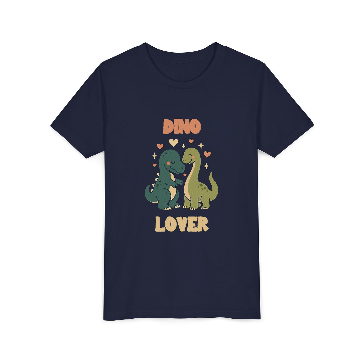 Prehistoric Pair of Dino Lover Tee Youth Size T-Shirt for kids who love dinosaurs