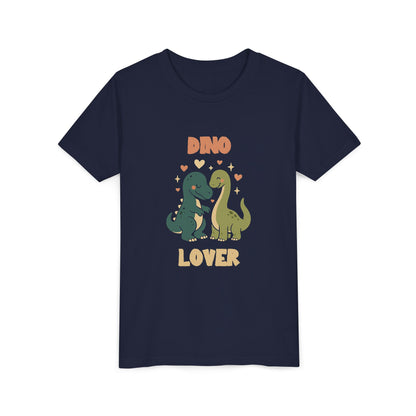 Prehistoric Pair of Dino Lover Tee Youth Size T-Shirt for kids who love dinosaurs