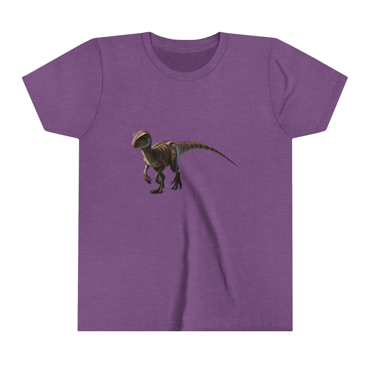 Youth Playful Velociraptor Tee – Bring Dino Adventure to Your Day! 🦖 - Unisex Jersey Short Sleeve Tee Super Comfy Dino T-Shirt Gift