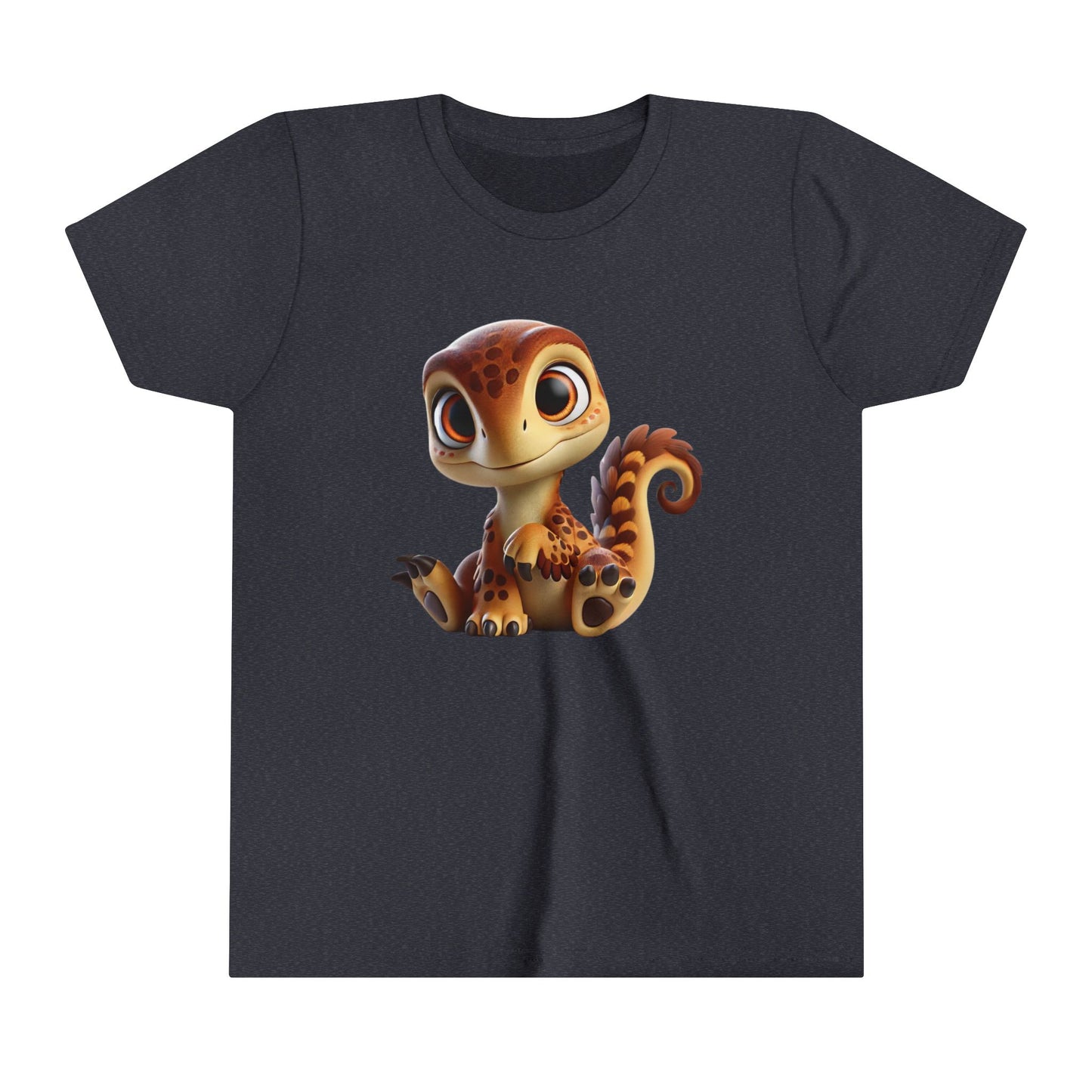 Youth Adorable Baby Dino Plush with Big Eyes – Perfect Gift for Dino Lovers! - Unisex Jersey Short Sleeve Tee Super Comfy Dino T-Shirt Gift