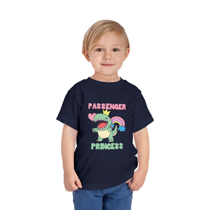 Passenger Princess Rex Toddler Size T-Shirt for kids who love dinosaurs