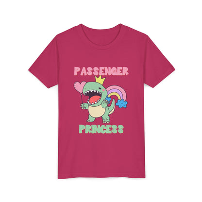 Passenger Princess Rex Youth Size T-Shirt for kids who love dinosaurs