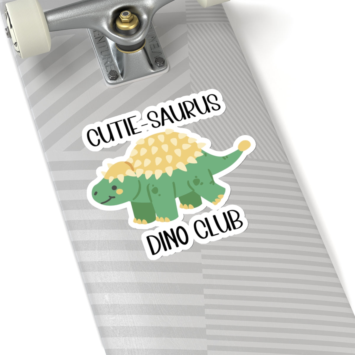 Ankylosaurus Cutie Saurus Dino Club Green -  Amazing Kiss-Cut Sticker Gift to dino decorate any surface