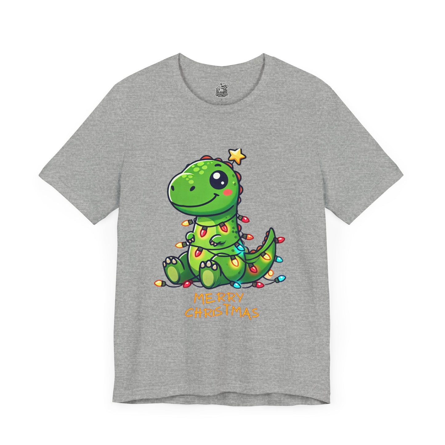 Merry Christmas - Tree Rex Steve - Unisex Jersey Short Sleeve Tee Super Comfy Dino T-Shirt Gift