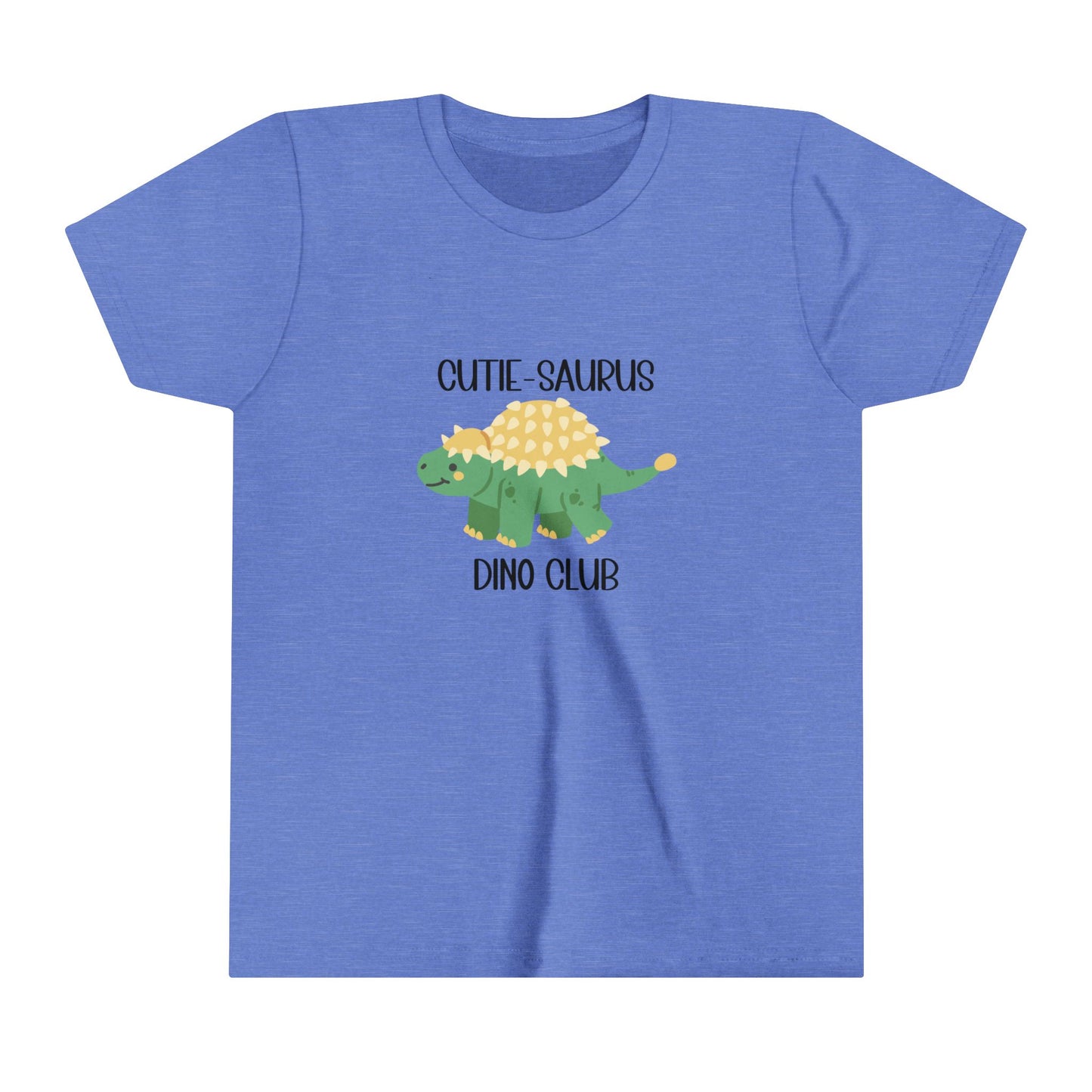 Ankylosaurus Cutie Saurus Dino Club Green - Black Graphic - Unisex Jersey Short Sleeve Tee Super Comfy Dino T-Shirt Gift