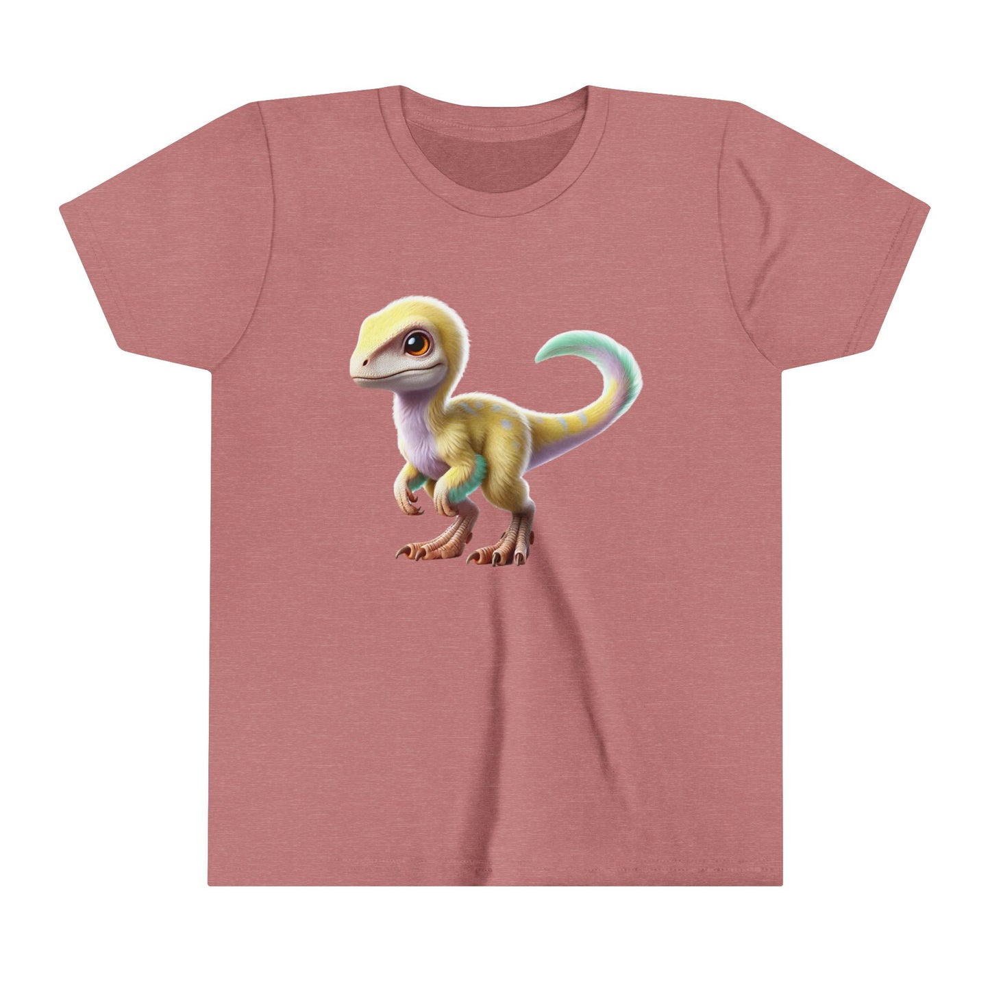 Youth Soft and Fluffy Baby Dino Plush – The Perfect Prehistoric Friend for Kids! 🦖💛 - Unisex Jersey Short Sleeve Tee Super Comfy Dino T-Shirt Gift