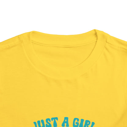 Just a Girl Who Loves Dinosaurs Toddler Size T-Shirt Stem children who Love Dinosaurs Tshirts