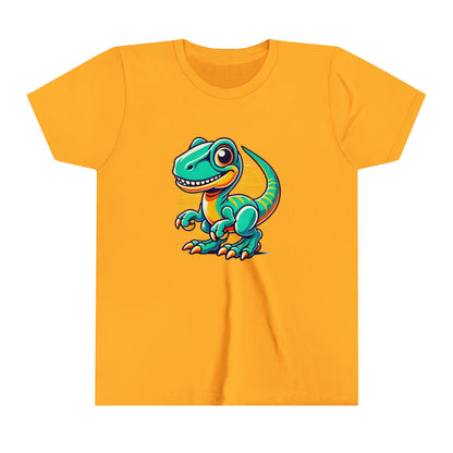 Youth Bright Teal Baby Dinosaur – Perfect Gift for Dino Enthusiasts! - Unisex Jersey Short Sleeve Tee Super Comfy Dino T-Shirt Gift