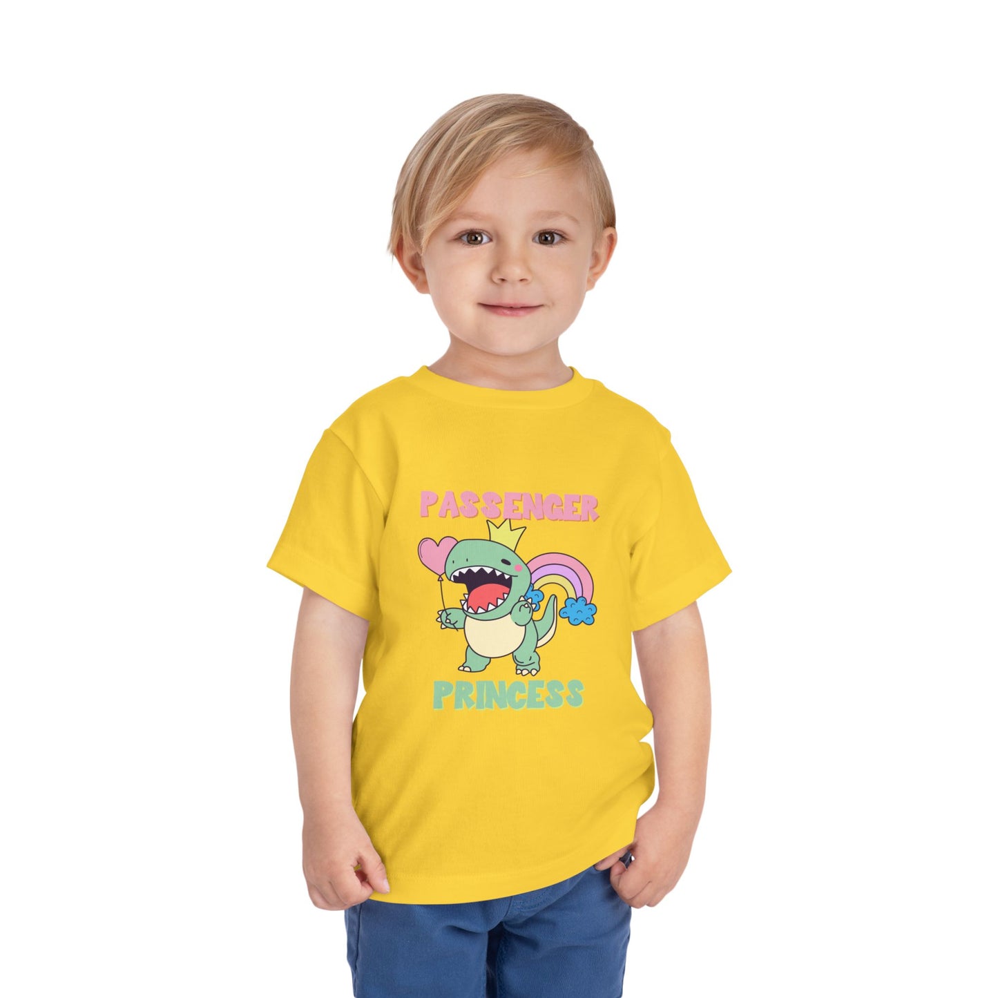 Passenger Princess Rex Toddler Size T-Shirt for kids who love dinosaurs