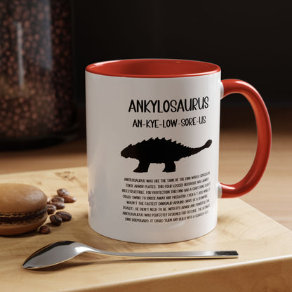 Ankylosaurus Mug with Detailed Black Graphic Amazing Gift for the Dino Lovers in your life