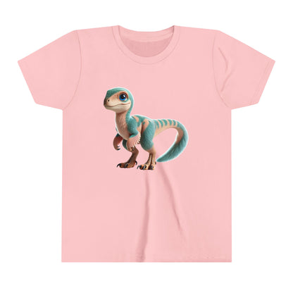 Youth Adorable Pastel Dino Plush – Soft, Huggable, and Perfect for Kids of All Ages! - Unisex Jersey Short Sleeve Tee Super Comfy Dino T-Shirt Gift