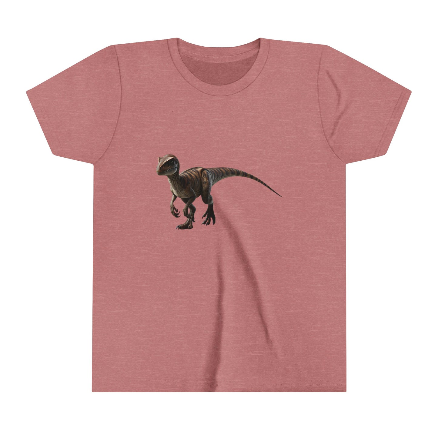 Youth Playful Velociraptor Tee – Bring Dino Adventure to Your Day! 🦖 - Unisex Jersey Short Sleeve Tee Super Comfy Dino T-Shirt Gift