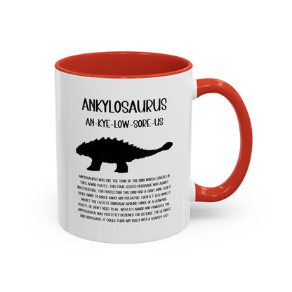 Ankylosaurus Mug with Detailed Black Graphic Amazing Gift for the Dino Lovers in your life