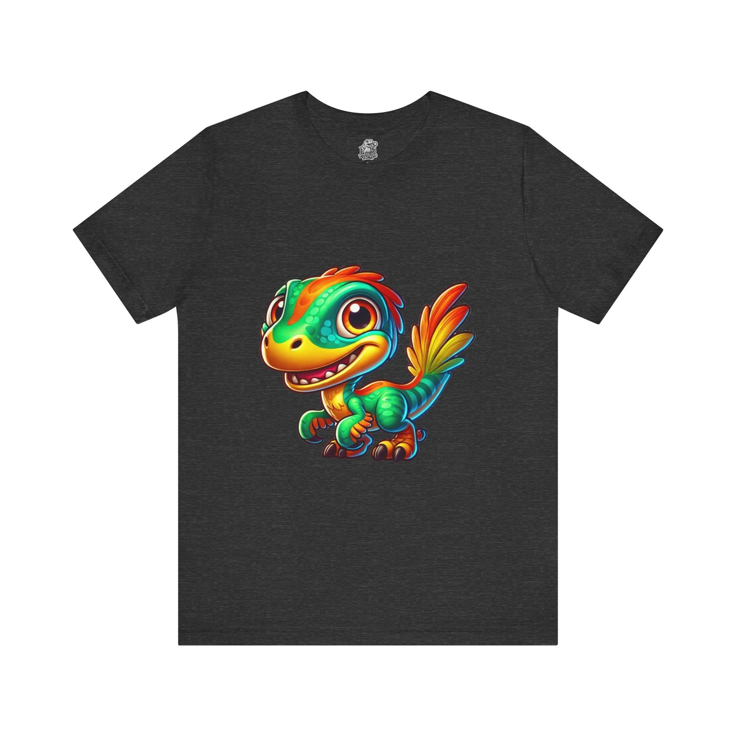 Smiley Velociraptor- Unisex Jersey Short Sleeve Tee Super Comfy Dino T-Shirt Gift