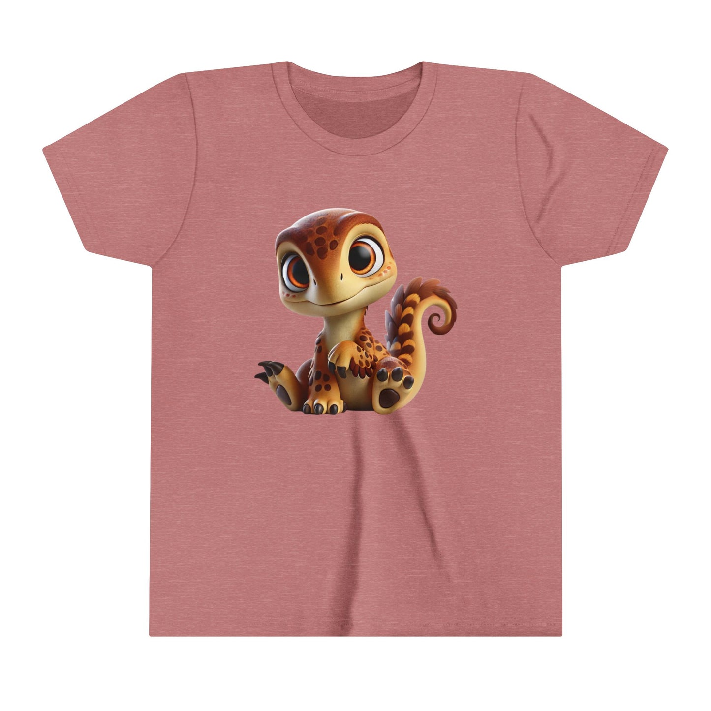 Youth Adorable Baby Dino Plush with Big Eyes – Perfect Gift for Dino Lovers! - Unisex Jersey Short Sleeve Tee Super Comfy Dino T-Shirt Gift