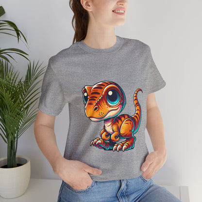 Cheeky Velociraptor- Unisex Jersey Short Sleeve Tee Super Comfy Dino T-Shirt Gift