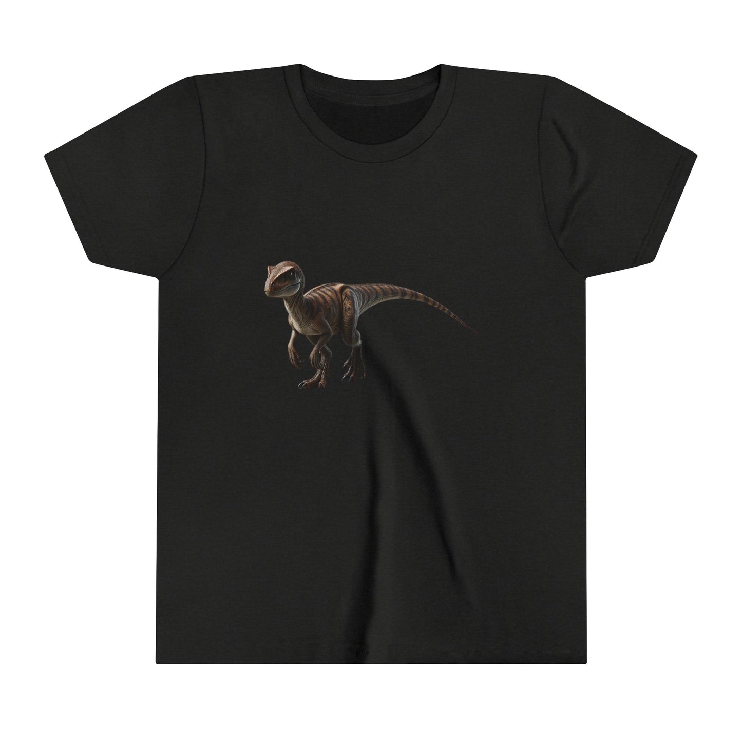 Youth Playful Velociraptor Tee – Bring Dino Adventure to Your Day! 🦖 - Unisex Jersey Short Sleeve Tee Super Comfy Dino T-Shirt Gift