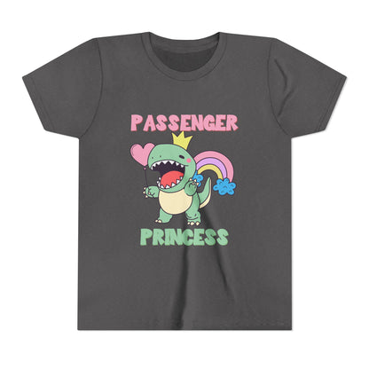 Passenger Princess Rex Youth Size T-Shirt for kids who love dinosaurs