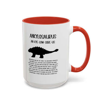 Ankylosaurus Mug with Detailed Black Graphic Amazing Gift for the Dino Lovers in your life